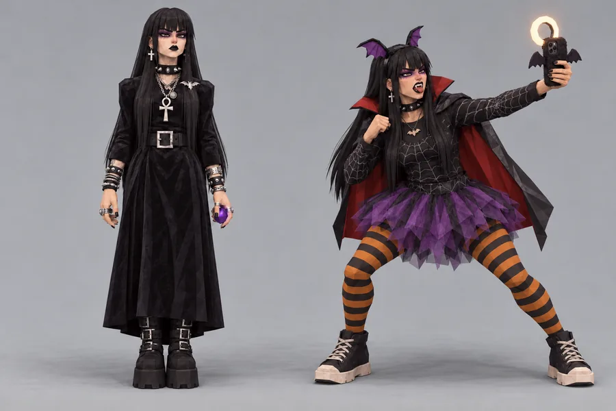 Round 5: an off-brief costume-shop goth